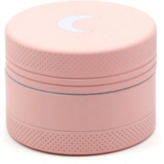 브랜도 문 소형 수동 스파이스 주방 분쇄기 - 캠핑 및 야외용 청소 스크래퍼가 포함된 1.5인치 차 씨앗, Pink