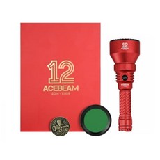 ACEBEAM T29 超遠射戰術手電筒, 紅色 12周年套裝限量版, 1個