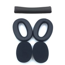 소니 MDR-1000X WH-1000XM2 블루투스 헤드폰 이어패드용 교체용 헤드밴드 쿠션, 기본 모델명/품번, [01] Black Suit, 1개