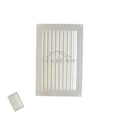 삼렌콩 쇠부리그릴 PVC 백색 중 270X170 환기구캡 환기구 환풍기그릴