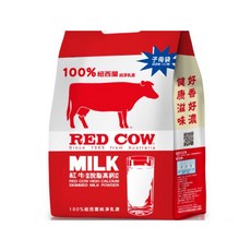 紅牛牌 奶粉 紐西蘭乳源 高鈣脫脂, 1個