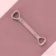 HwaDon 어깨 스트레칭 요가 라텍스 운동 밴드, 핑크, 1개