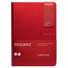 지퀀스 타임밸류 클래식 360 B6 베리언트 사이즈 노트 모눈종이 M 200매입, 레드, 1개