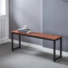 나인홈 벤치의자 2인 원목 현관 카페 다이닝 식탁체어, 멀바우