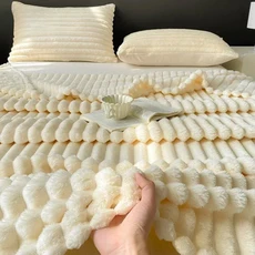 학생 기숙사 접이식 두꺼운 따뜻한 양고기 벨벳 다다미 매트리스 겨울 바닥 이층 침대 홈 더블, [01] 120x200cm, 01 white