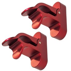 [ 1242088 ] 후크 디자인의 골프 카트용 마그네틱 홀더 클립 안전한 그립 및 루프 스트랩이 있는 알루미늄 합금 카트 고정 액세서리 남성을 위한 이상적인 선물 - 레, 빨강