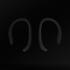 AirPods防丟掛勾 耳機防丟掛鉤 耳機掛勾 耳機防掉 耳機夾 耳掛 運動 防丟 AirPods Pro 3 2 4, 1個, 黑色