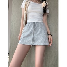 【高腰顯瘦】運動短裙 包臀裙 半身裙 短裙 韓系休閒風 修身A字版型 速幹彈力面料 春夏健身瑜伽百搭