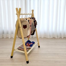애견 행거 고양이 애견수납장 인디언 반려동물용품 수납장 원목 우드 강아지 옷장, (01)우드인디어행어M