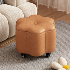 의자 만방향 바퀴 의자 창의성, 1개, 갈색