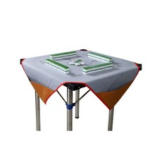마작 식탁보 보드게임 카드 방수 테이블보 저소음 그레이 대형 1.2mx1.2m, 옐로우 초대형 1.4mx1.4m