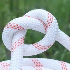 산악로프 로프 비상탈출용 로프줄 다용도 로프 등반용, 레드 패턴 18mm 10m