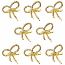 크리에이티브 보크노트 냅킨 링 결혼식 연회 테이블 장식용 8개 기, Gold