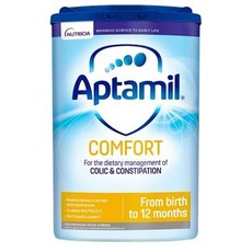 압타밀 컴포트 분유 신생아용 800g 4팩 Aptamil Comfort Baby Milk Powder Formula from Birth 800g, 4개