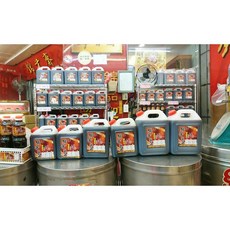 北港錦芳齋 錦芳麻油-黑麻油/白麻油/花生油/苦茶油, 1個, 三斤裝黑麻油桶裝