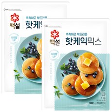 백설 핫케익믹스, 1kg, 2개