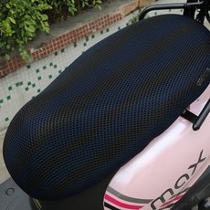 3D 에어홀 빅메쉬 오토바이 시트커버 XL 스트라이프 오토바이커버 오토바이매쉬시트