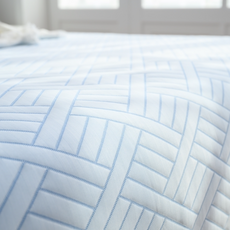 국내제작 여름 쿨 고정 밴딩처리 매트릭스패드 냉감 침대패드, SS(그레이)