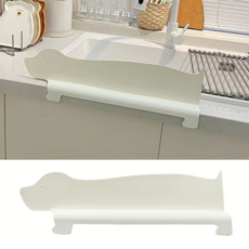 주방 싱크대앞 물막이높이11.5cm 실리콘 싱크대 워터펜스, 1개, 화이트