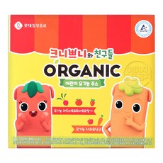 오가닉주스 크니쁘니 2가지 125ml x 16입