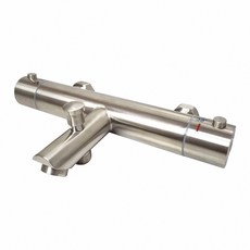 蝴蝶衛浴 304不鏽鋼沐浴龍頭 304不鏽鋼恆溫水龍頭 平溫水龍頭 溫控水龍頭, 1個, (304溫控) 全配