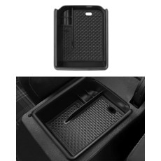 Karltys VW 폭스바겐 골프 GTI R MK8 2022-2025 2026용 센터 콘솔 오거나이저 트레이 자동차 중간 콘솔 오거나이저 인서트 트레이 팔걸이 보관 상자 미끄럼, Karltys VW 폭스바겐 골프 GTI R MK8 2