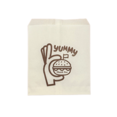 台灣製防油紙袋-四兩平袋 食品紙袋, 5000個裝, 1箱, 整箱5000入