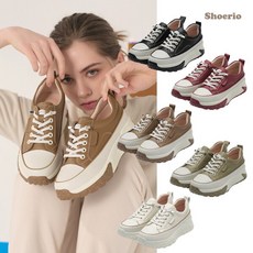 [슈리오] 클래식 가죽 스니커즈