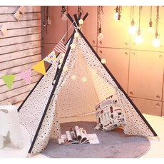 텐트 인디언 플레이 어린이 하우스 인디언텐트 아지트, 1.6m 큰 별, 1개