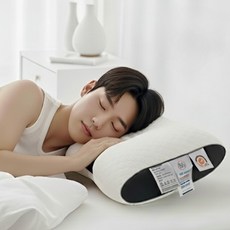 그로주 옆잠쏙 옆으로 자는 어깨 안아픈 베개 경추 목편한 기능성, 1개, 가드 화이트