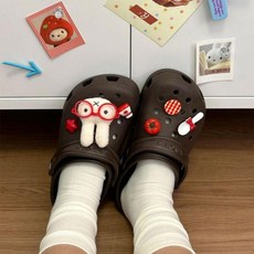 아트박스/무드바이브 미피 안경 스푼 토마토 별 파츠 세트 신발 꾸미기 6P