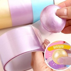 신광 야광테이프공20M1p 대/소(색상임의배송)-야광컬러 찐득볼만들기 야광공 실리콘테이프볼 말랑이 매직테 jps+74995WH, 48x20m-소1p, 폭48x20m 소1p