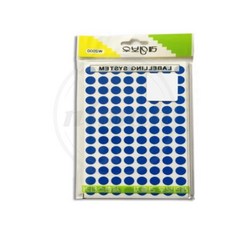 별별 청색 원형 견출지 9mm 13장 견출지스티커