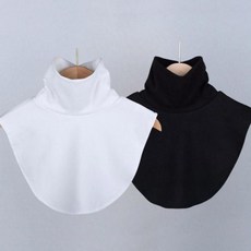 페이크 폴라 공갈목티 겨울 목폴라 넥워머 패션 라티 잡화 따뜻한티 겨울옷 여성목 남성넥, 블랙