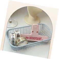 AJAJA 빈티지 소품 바구니 빈티지소품 인테리어소품, 핑크