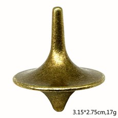 팽이 토템 6color 스피너 아연합금 무한팽이, 1개, 청고동색