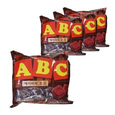 롯데웰푸드 ABC 초콜릿, 200g, 4개