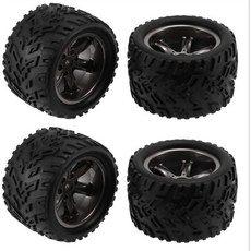 RC 카 타이어 XINLEHONG 9125 9116 X9115 X9116 호환 112 GPTOYS S911 S912 RC카 예비 부품 업그레이드 액세서리 4개 휠, RC 카 타이어 XINLEHONG 9125 9116 X