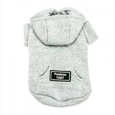 반려동물 가을 겨울 기모 후드티, 1