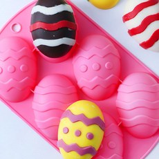 실리콘몰드169_부활절계란6구, 2개