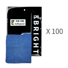 브라이트 버핑 타월 100매, 1개