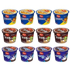 포스트 컵 시리얼 30g 4+4+4개 (1박스) 콘푸라이트 오레오 오즈 오곡 코코볼, 1