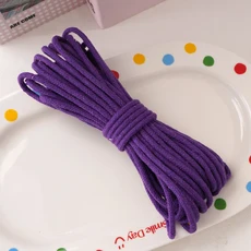 남성 여성을위한 가죽 땋은 짠 로프 팔찌 키 체인 스트랩 DIY 열쇠 고리 가방 자동차 쥬얼리 액세서리, Dark purple