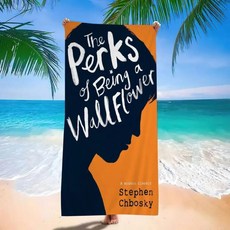 영화 벽 꽃이 되는 것의 장점 애니메이션 해변 수영 타월 흡 수건 선물 여행 캠핑 체육관