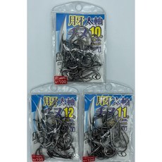 【漁魂釣具行】幸福TANAKA KONA 月牙太軸千又鈎 チヌ鈎 海釣場 石斑鈎 管付鈎 魚鉤 鉤子 磯釣 池釣, 1個, #12 26入