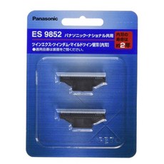 Panasonic 國際牌 ES4815P 電動刮鬍刀 極雙刀刃 獨立浮動雙刀頭 可水洗 附ES9857替換刀頭, 1個, 替換刀頭/內刃