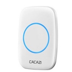 無線門鈴電鈴 救護鈴看護鈴 緊急通知呼叫器 居家照護, 1個, 加購接收器,白色