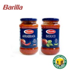 바릴라 파스타 토마토소스 2종 (바실리코 아라비아타), 400g, 1개