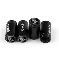 4개입 자동차 밸브 캡 휠 먼지 커버 타이어 미니 쿠퍼 JCW 웍스 F54 R50 용, 02 Mini Sports Black
