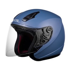 SOL SO-8 開放式安全帽，消光深藍色3/4罩騎士安全帽